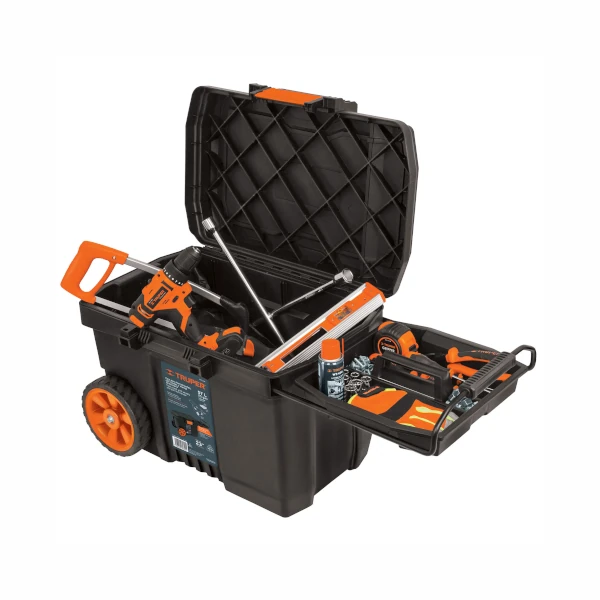 10902-truper.webp CAJA PARA HERRAMIENTA DE 23" CON RUEDAS Y MANGO TELESCOPICO - Imagen 1