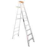 ESCALERA DE TIJERA TIPO II 8 PELDAÑOS Y BANDEJA