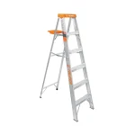ESCALERA DE TIJERA TIPO II 6 PELDAÑOS Y BANDEJA